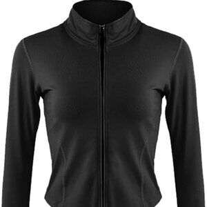 Athletic Half Zip Pullover Sweatshirt Workout Top Crop Quarter Zip Yoga running